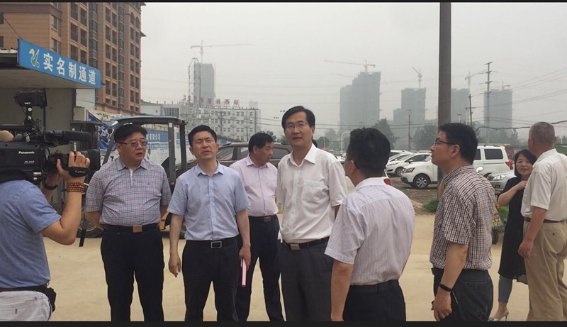 副市长孙军一行领导莅临集团项目参观调研
